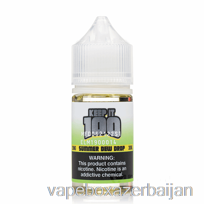 Vape Baku Summer Dew Drop - Keep It 100 SALTS - 30mL 20mg